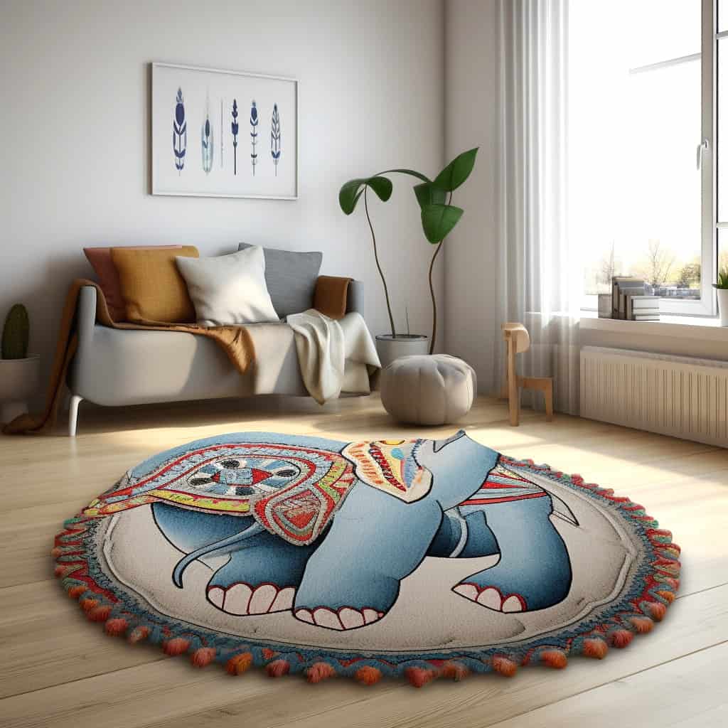 tapis elephant animal