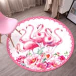 Tapis Flamant Rose