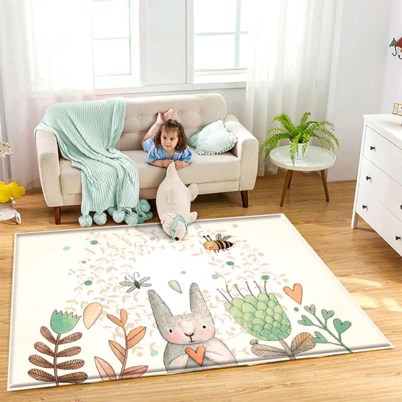 tapis lapin