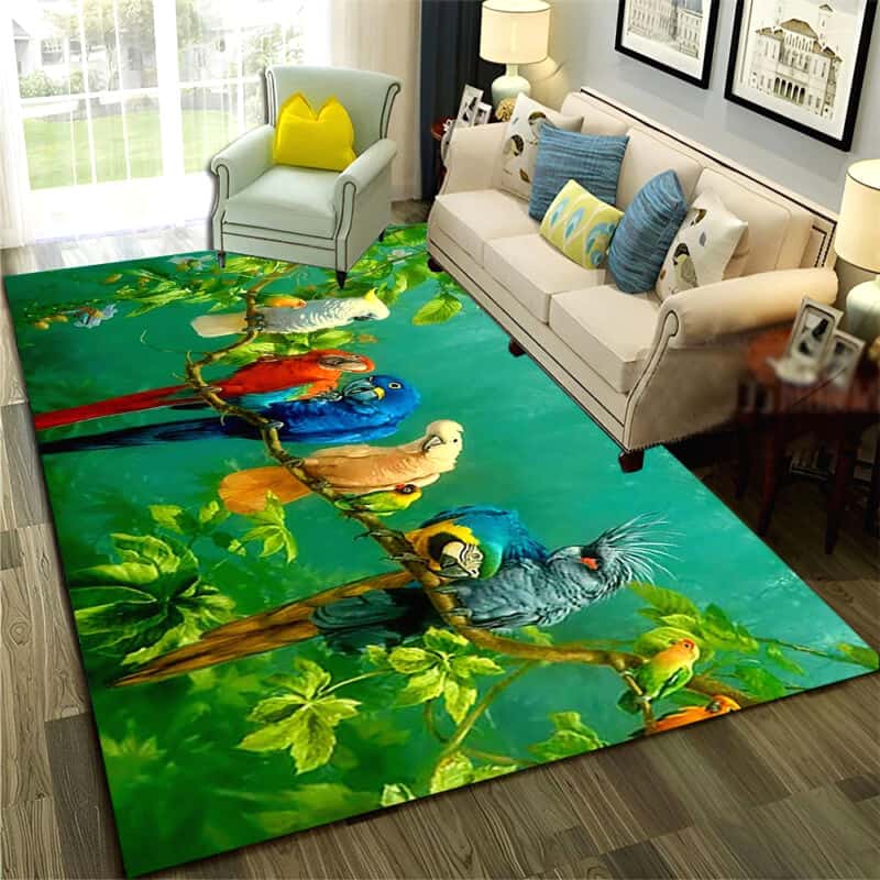 tapis perroquet